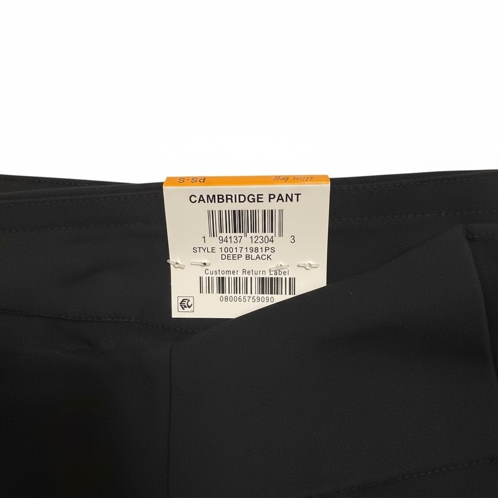 JM Collection Black Tummy Control Slim Leg Pants Petite Small NWT - Picture 7 of 8